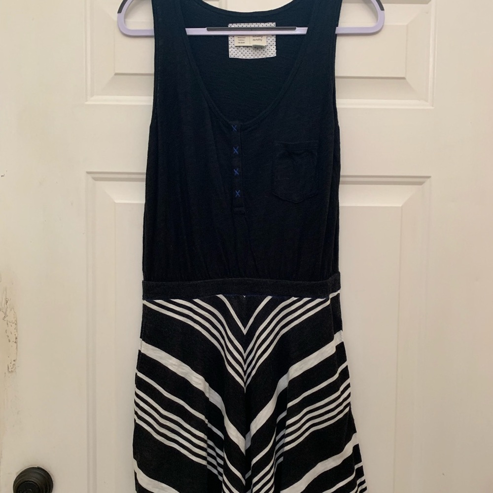 Anthropologie Saturday Sunday Drawstring Dress Med